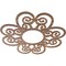Ekena Millwork Cohen Wood Fretwork Pierced Ceiling Medallion, Walnut, 30"OD x 10 1/4"ID x 3/8"T CMWP30X30X0375COWA - alternate 4